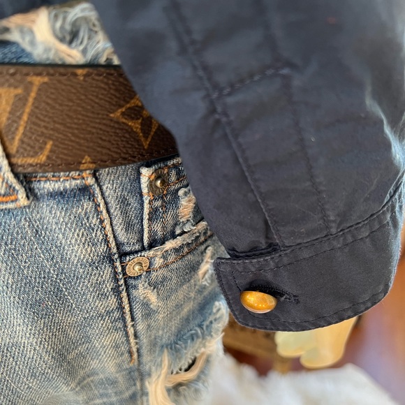 Jones New York Signature Petite Military Style Jacket - Picture 6 of 9